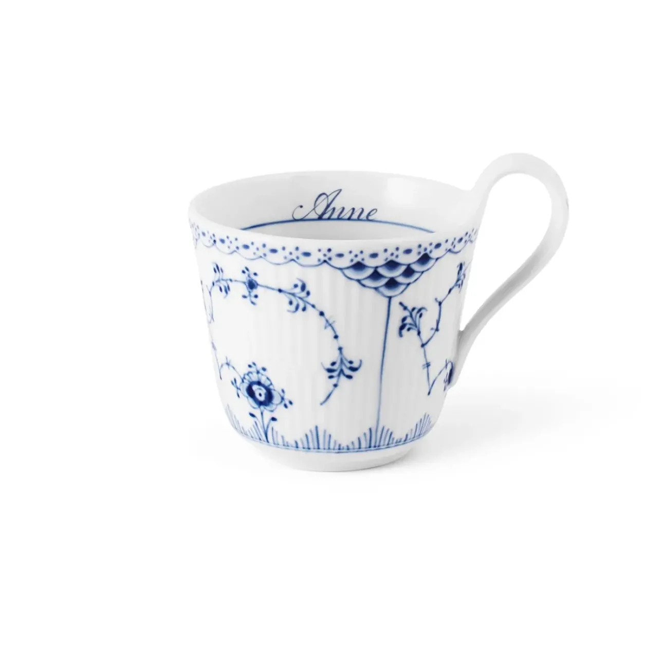 Musselmalet Halvblonde|Kaffekopper*Royal Copenhagen Musselmalet Halvblonde højhankskop, , 33 cl Bespoke