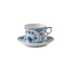 Musselmalet Halvblonde|Kaffekopper*Royal Copenhagen Musselmalet Halvblonde kop og underkop, 17 cl