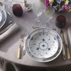 Musselmalet Halvblonde*Royal Copenhagen Musselmalet Halvblonde skål, 20 cm