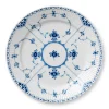 Musselmalet Halvblonde|Middagstallerkener*Royal Copenhagen Musselmalet Halvblonde tallerken, 27 cm
