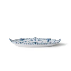 Eksklusive Steldele|Musselmalet Helblonde*Royal Copenhagen Musselmalet Helblonde asiet, 24,5 cm