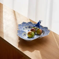 Eksklusive Steldele|Musselmalet Helblonde*Royal Copenhagen Musselmalet Helblonde asiet, 25 cm