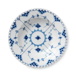 Eksklusive Steldele|Musselmalet Helblonde*Royal Copenhagen Musselmalet Helblonde dyb tallerken, 23 cm
