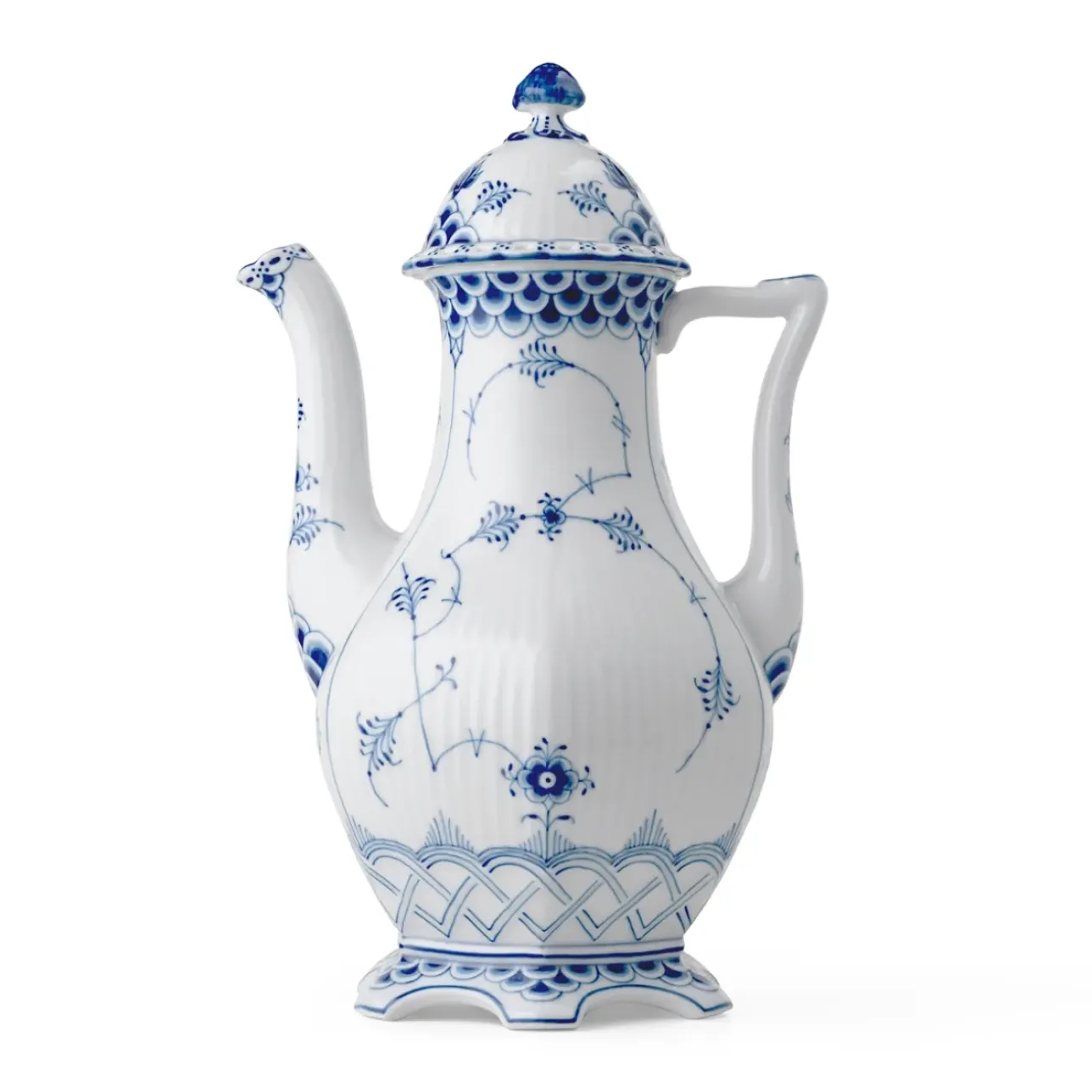 Eksklusive Steldele|Musselmalet Helblonde*Royal Copenhagen Musselmalet Helblonde Kaffekande, 150 cl