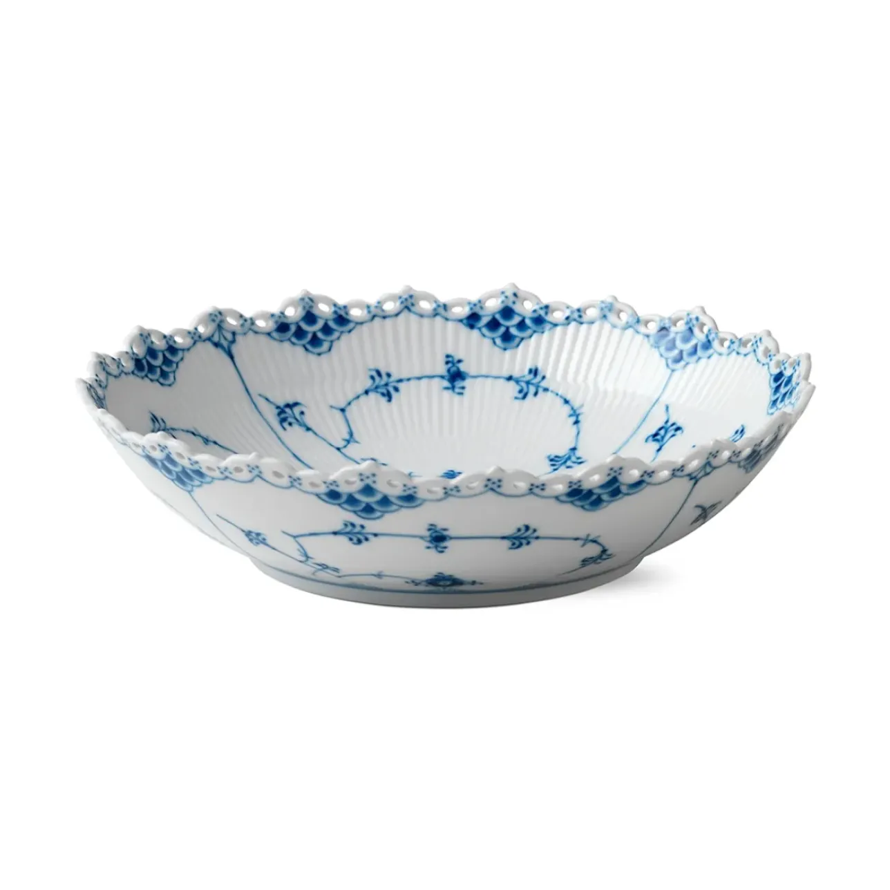 Eksklusive Steldele|Musselmalet Helblonde*Royal Copenhagen Musselmalet Helblonde skål, 140 cl