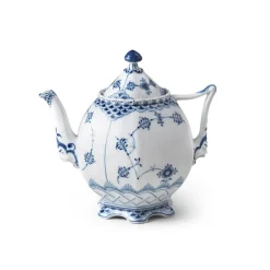 Eksklusive Steldele|Musselmalet Helblonde*Royal Copenhagen Musselmalet Helblonde tekande, 70 cl