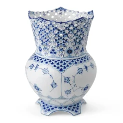 Eksklusive Steldele|Musselmalet Helblonde*Royal Copenhagen Musselmalet Helblonde vase, 22 cm