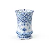Eksklusive Steldele|Musselmalet Helblonde*Royal Copenhagen Musselmalet Helblonde vase, 11 cm