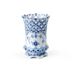 Eksklusive Steldele|Musselmalet Helblonde*Royal Copenhagen Musselmalet Helblonde vase, 11 cm