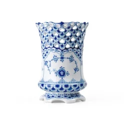 Eksklusive Steldele|Musselmalet Helblonde*Royal Copenhagen Musselmalet Helblonde vase, 11 cm
