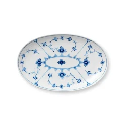 Eksklusive Steldele|Musselmalet Riflet*Royal Copenhagen Musselmalet Riflet asiet, 23,5 cm