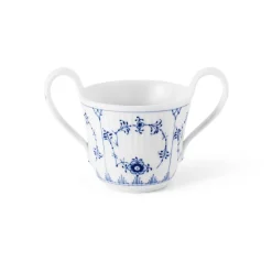 Eksklusive Steldele|Musselmalet Riflet*Royal Copenhagen Musselmalet Riflet babykop, 13 cl