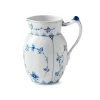 Eksklusive Steldele|Musselmalet Riflet*Royal Copenhagen Musselmalet Riflet kande, 90 cl