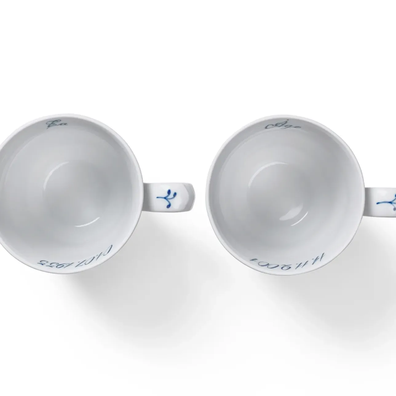 Eksklusive Steldele|Musselmalet Riflet*Royal Copenhagen Musselmalet Riflet kop, , 38 cl, 2 stk. Bespoke
