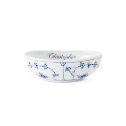 Eksklusive Steldele|Musselmalet Riflet*Royal Copenhagen Musselmalet Riflet oval skål, , 37 cl Bespoke