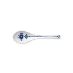 Eksklusive Steldele|Musselmalet Riflet*Royal Copenhagen Musselmalet Riflet ske, 15 cm
