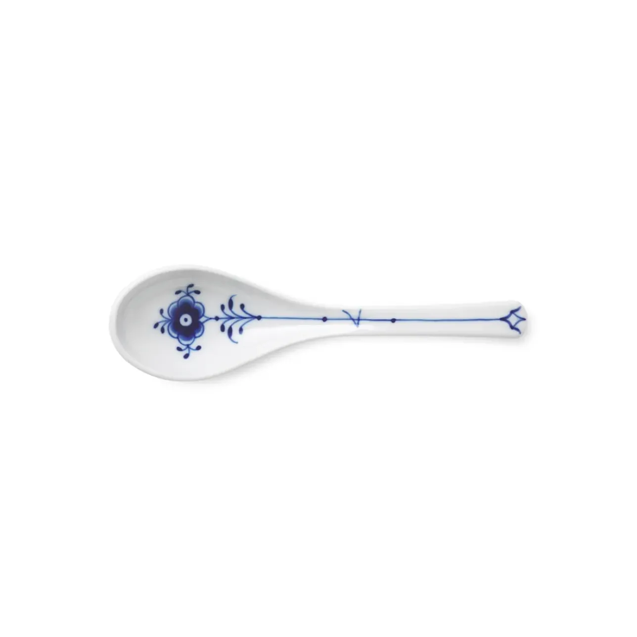Eksklusive Steldele|Musselmalet Riflet*Royal Copenhagen Musselmalet Riflet ske, 15 cm