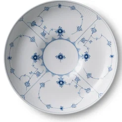 Eksklusive Steldele|Musselmalet Riflet*Royal Copenhagen Musselmalet Riflet skål, 34 cm