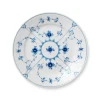 Eksklusive Steldele|Musselmalet Riflet*Royal Copenhagen Musselmalet Riflet tallerken, 22 cm