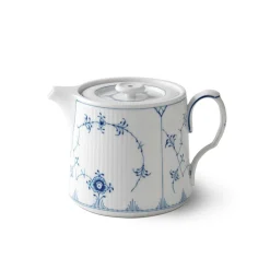 Eksklusive Steldele|Musselmalet Riflet*Royal Copenhagen Musselmalet Riflet tekande, 75 cl