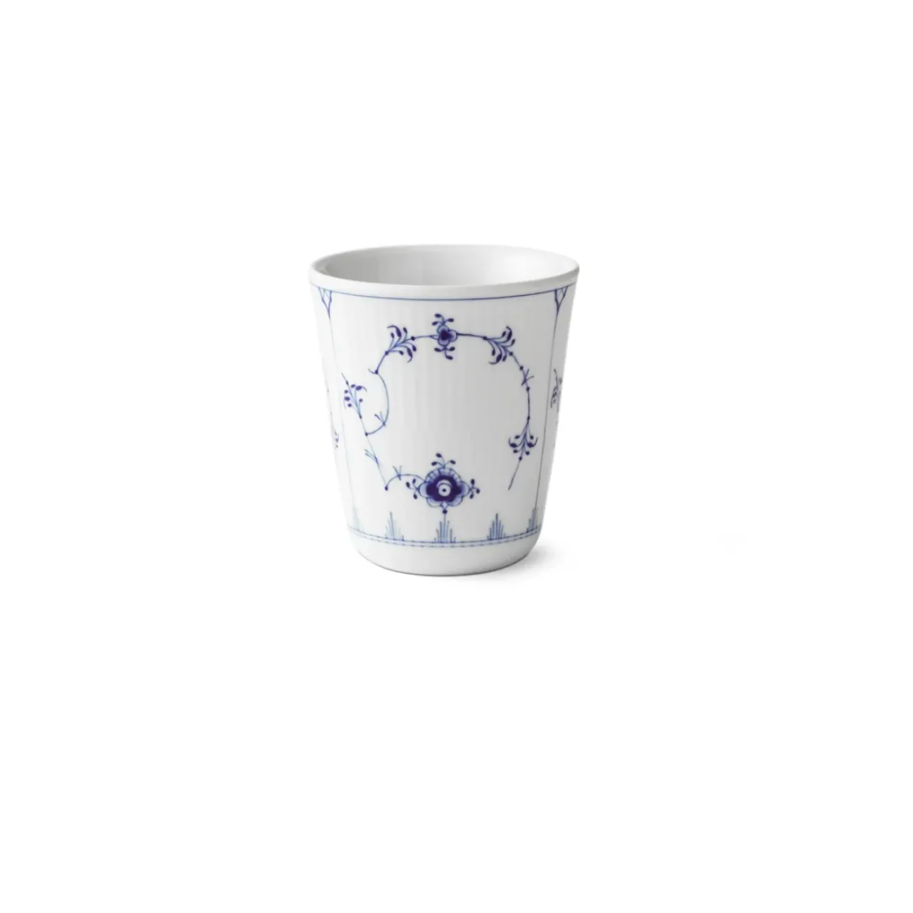 Eksklusive Steldele|Musselmalet Riflet*Royal Copenhagen Musselmalet Riflet termokrus, 29 cl