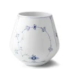 Eksklusive Steldele|Musselmalet Riflet*Royal Copenhagen Musselmalet Riflet vase, 20,5 cm