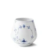 Eksklusive Steldele|Musselmalet Riflet*Royal Copenhagen Musselmalet Riflet vase, 15 cm