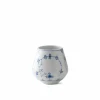 Eksklusive Steldele|Musselmalet Riflet*Royal Copenhagen Musselmalet Riflet vase, 12 cm