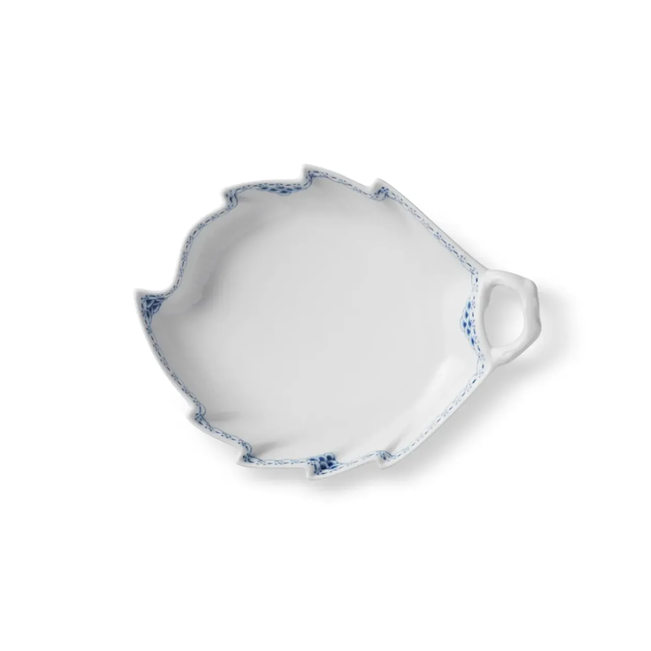 Prinsesse|Fade*Royal Copenhagen Prinsesse fad, bladformet, 23 cm
