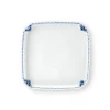 Prinsesse|Firkantede Tallerkener*Royal Copenhagen Prinsesse firkantet tallerken, 21 cm