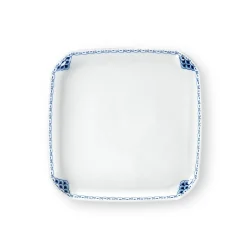 Prinsesse|Firkantede Tallerkener*Royal Copenhagen Prinsesse firkantet tallerken, 21 cm