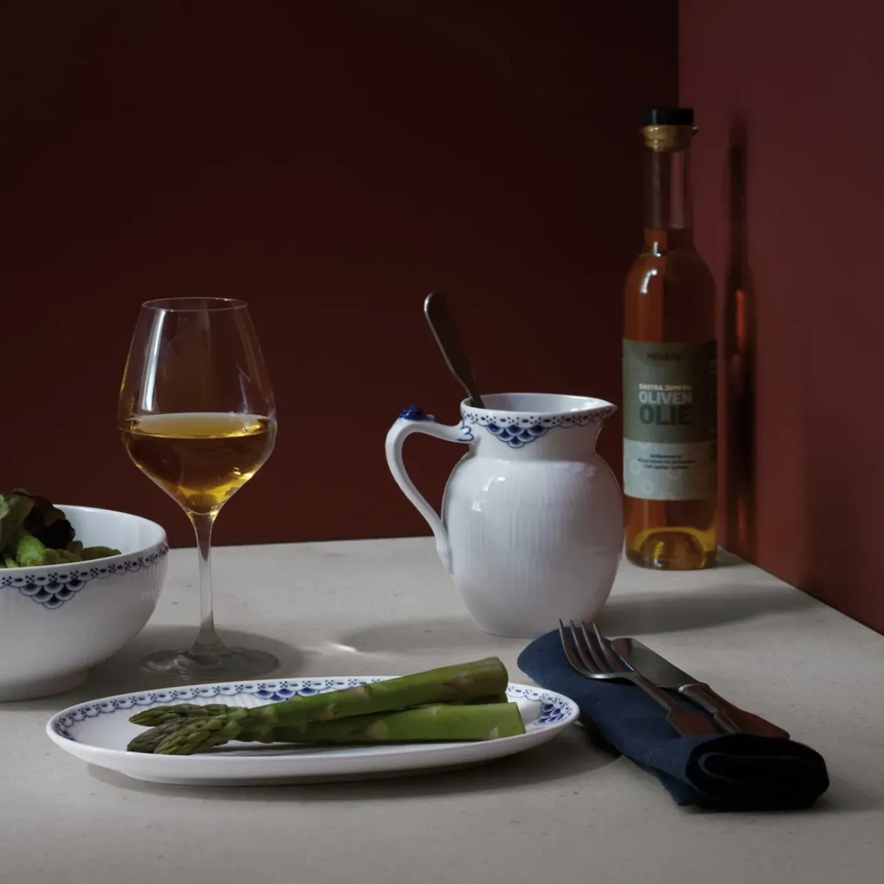 Prinsesse|Salatskåle*Royal Copenhagen Prinsesse skål, 110 cl