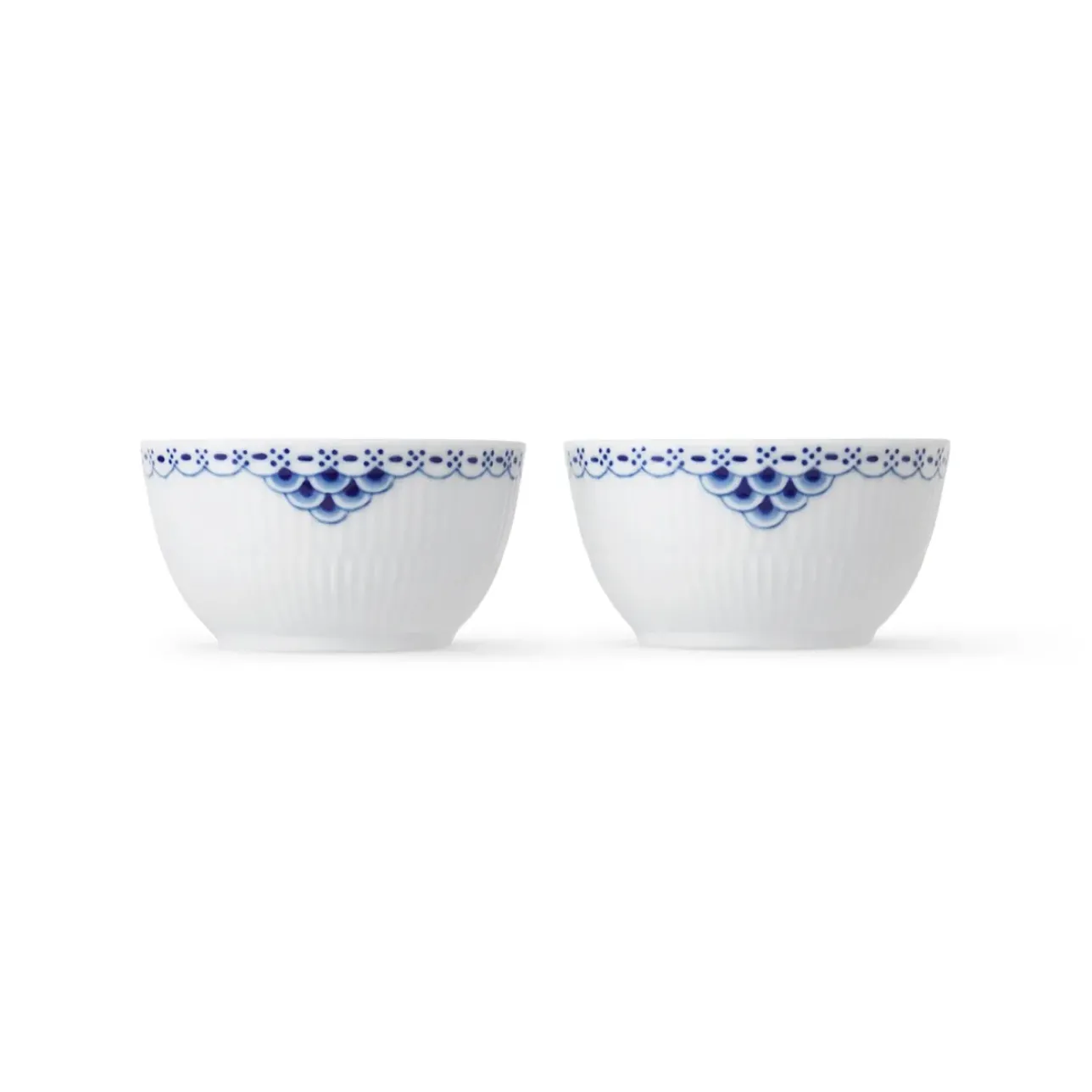 Prinsesse|Snackskåle*Royal Copenhagen Prinsesse skål, 15 cl, 2 stk.
