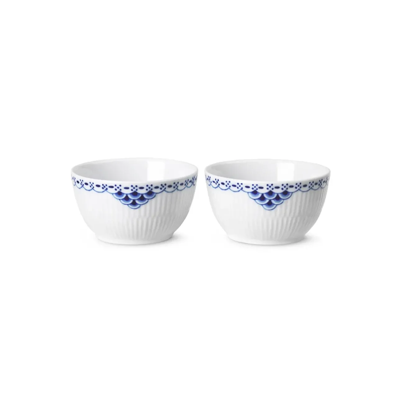 Prinsesse|Snackskåle*Royal Copenhagen Prinsesse skål, 15 cl, 2 stk.