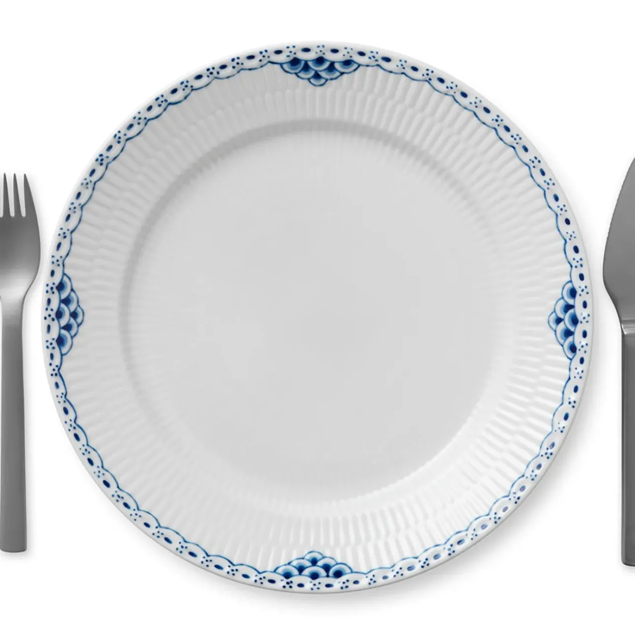 Prinsesse|Middagstallerkener*Royal Copenhagen Prinsesse tallerken, 27 cm