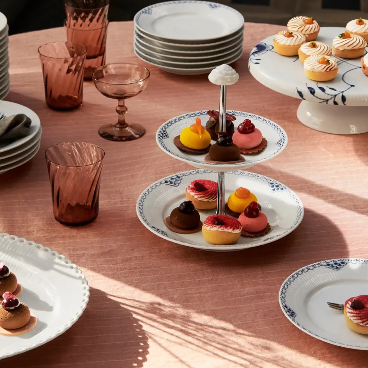 Prinsesse|Frokost Tallerkener*Royal Copenhagen Prinsesse tallerken, 22 cm