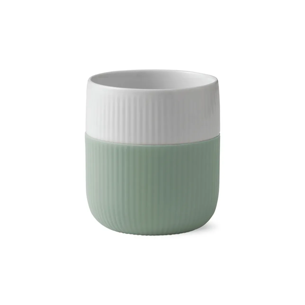 Riflet Contrast|Kaffekopper*Royal Copenhagen Riflet Contrast krus, , 35 cl Mos