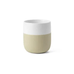Riflet Contrast|Kaffekopper*Royal Copenhagen Riflet Contrast krus, , 35 cl Sand