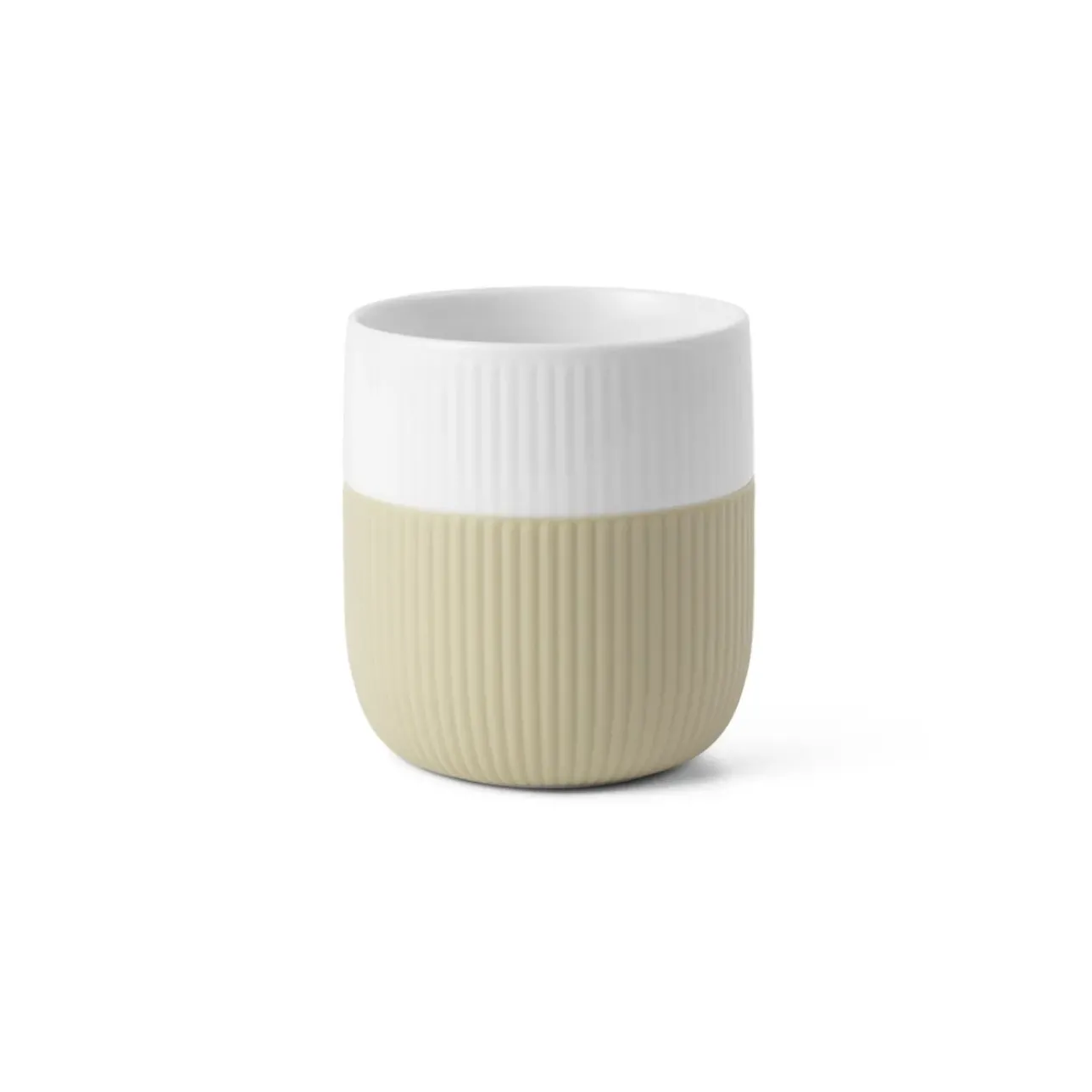 Riflet Contrast|Kaffekopper*Royal Copenhagen Riflet Contrast krus, , 35 cl Sand