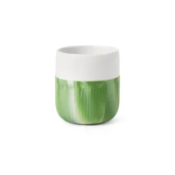 Riflet Contrast|Tekopper*Royal Copenhagen Riflet Contrast Marble krus, , 35 cl Green Grass