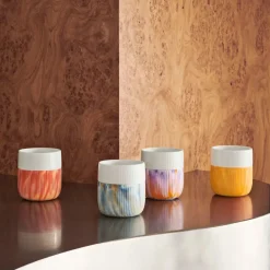 Riflet Contrast|Kaffekopper*Royal Copenhagen Riflet Contrast Marble krus, , 35 cl Morning Sky