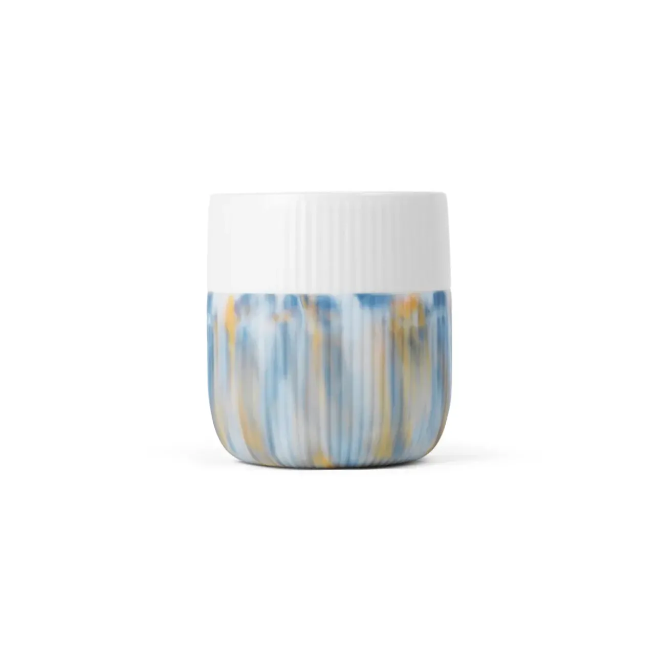 Riflet Contrast|Kaffekopper*Royal Copenhagen Riflet Contrast Marble krus, , 35 cl Ocean Mist