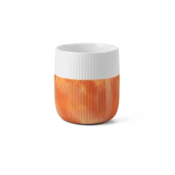 Riflet Contrast|Kaffekopper*Royal Copenhagen Riflet Contrast Marble krus, , 35 cl Warm Ochre
