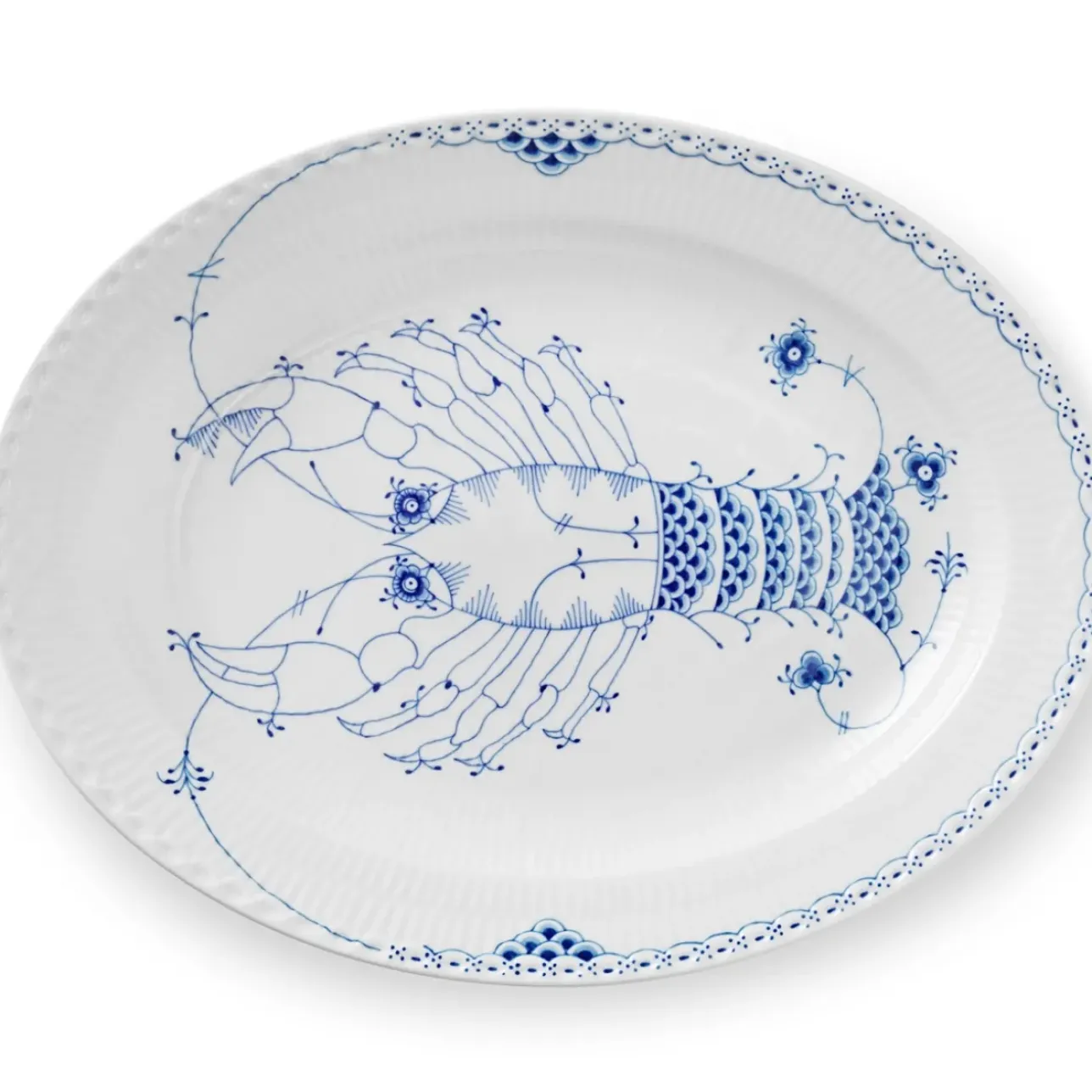 Eksklusive Steldele|Royal Creatures*Royal Copenhagen Royal Creatures fad, Hummer, 37 cm