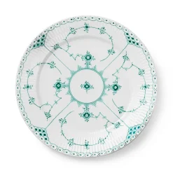 Eksklusive Steldele|Smaragd Musselmalet Halvblonde*Royal Copenhagen Smaragd Musselmalet Halvblonde tallerken, 27 cm