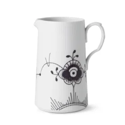 Sort Mega Riflet|Kander*Royal Copenhagen Sort Mega Riflet kande, 1,5 L