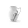 Sort Mega Riflet|Kander*Royal Copenhagen Sort Mega Riflet mælkekande, 38 cl
