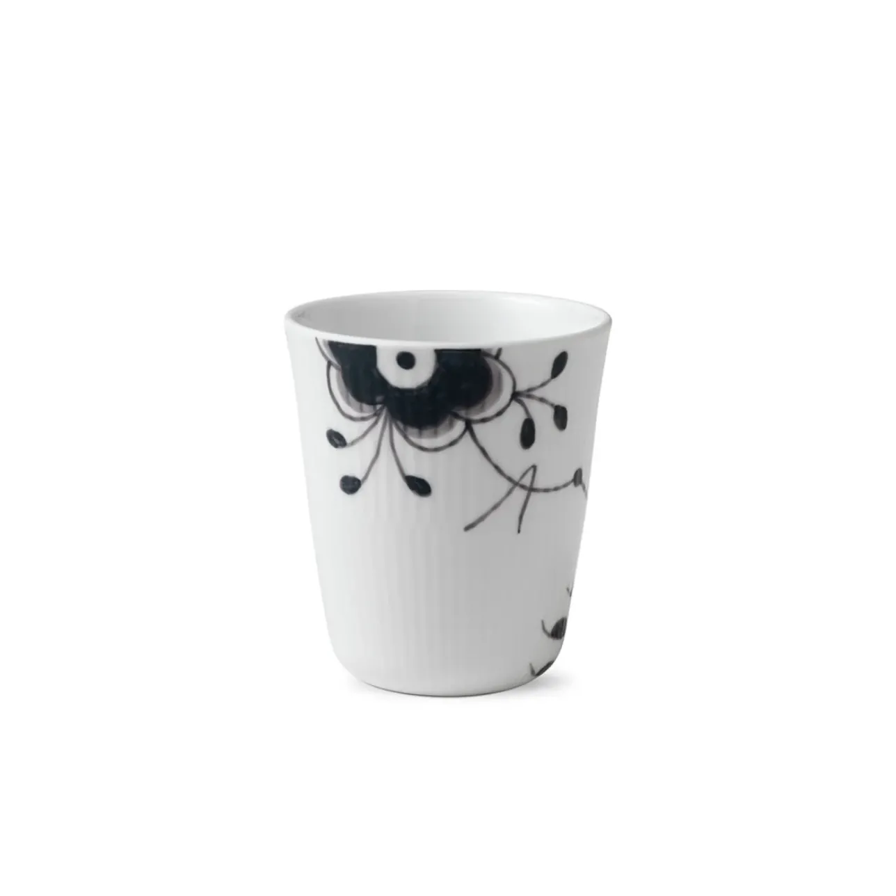 Sort Mega Riflet|Kaffekopper*Royal Copenhagen Sort Mega Riflet termokrus, 29 cl