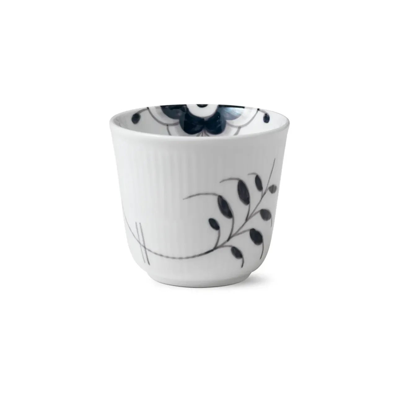 Sort Mega Riflet|Kaffekopper*Royal Copenhagen Sort Mega Riflet termokrus, 26 cl