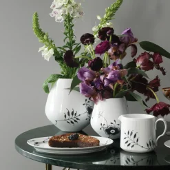 Sort Mega Riflet|Home Décor*Royal Copenhagen Sort Mega Riflet vase, 15 cm